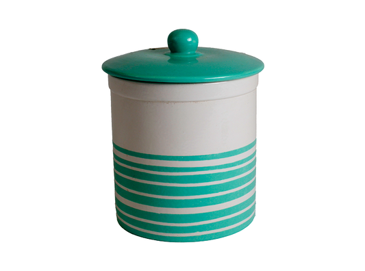 Bisque Large Canister With Seal (Case of 2)
