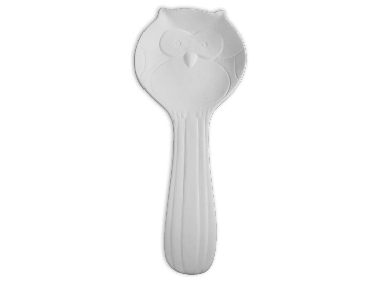 Bisque Owl Spoon Rest (Case of 6)