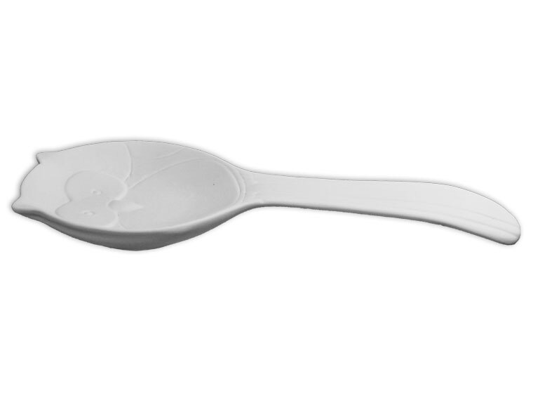 Bisque Owl Spoon Rest (Case of 6)