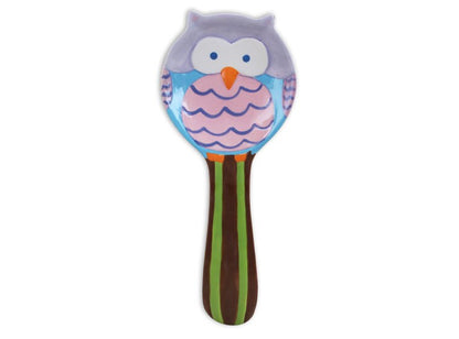 Bisque Owl Spoon Rest (Case of 6)