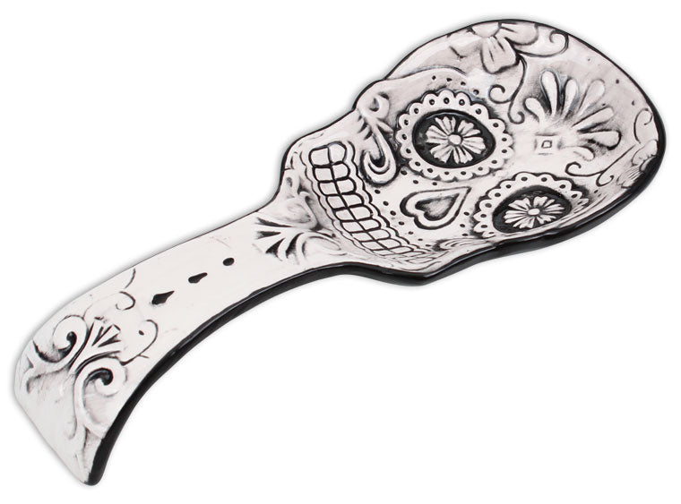 Bisque Day Of The Dead Spoon Rest (Case of 6)
