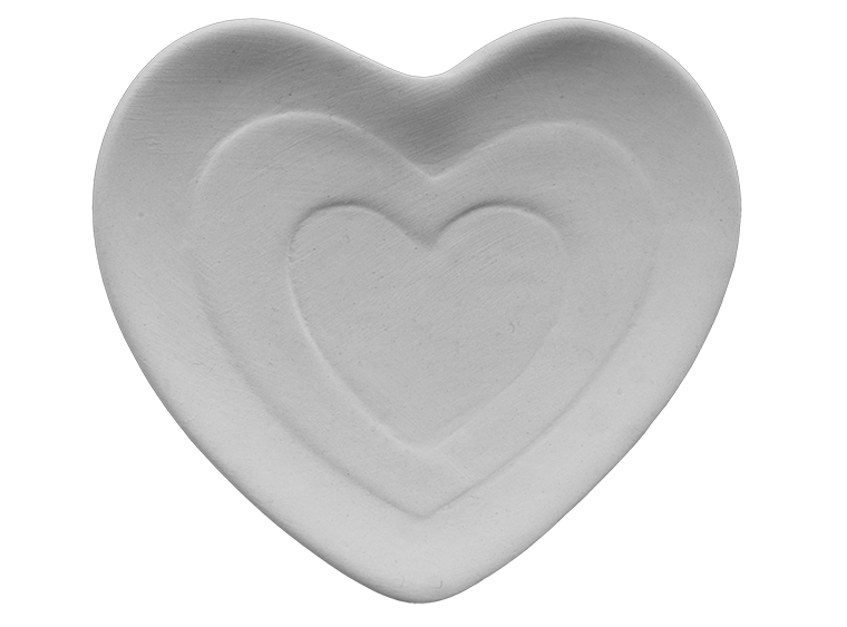 Bisque Heart Teaspoon Rest (Case of 24)