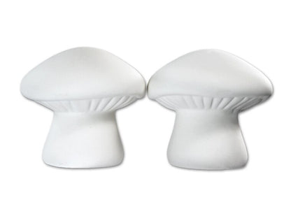Bisque Mushroom Salt And Pepper Set (Case of 6)