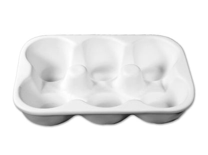 Bisque Market Egg Crate (Case of 6)