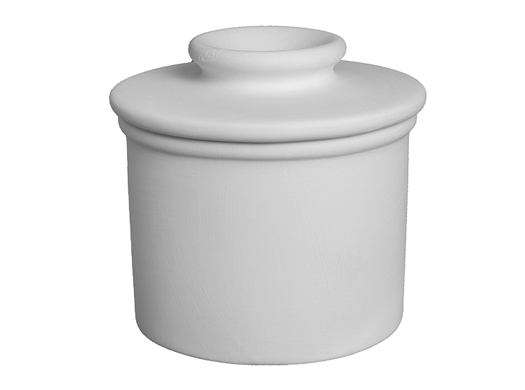 Bisque French Butter Crock (Case of 4)