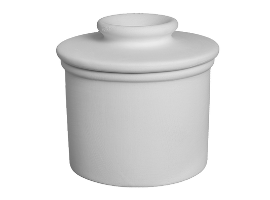 Bisque French Butter Crock (Case of 4)