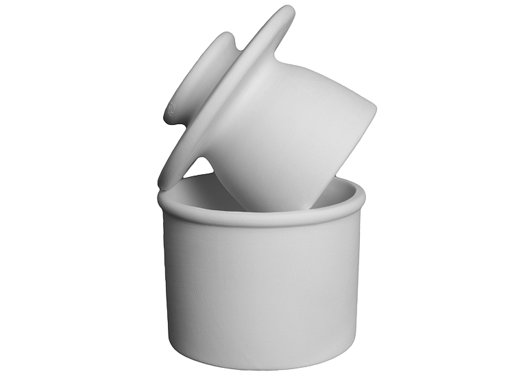 Bisque French Butter Crock (Case of 4)