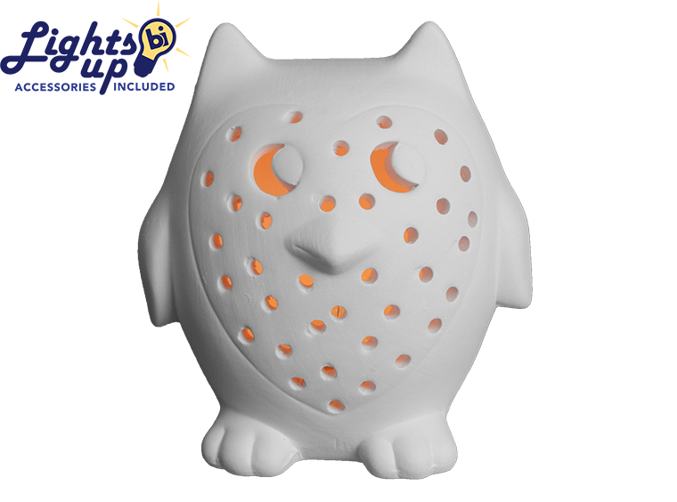 Bisque Owl Lovelight (Case of 4)