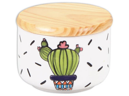 Bisque Medium Modern Canister (Case of 4)