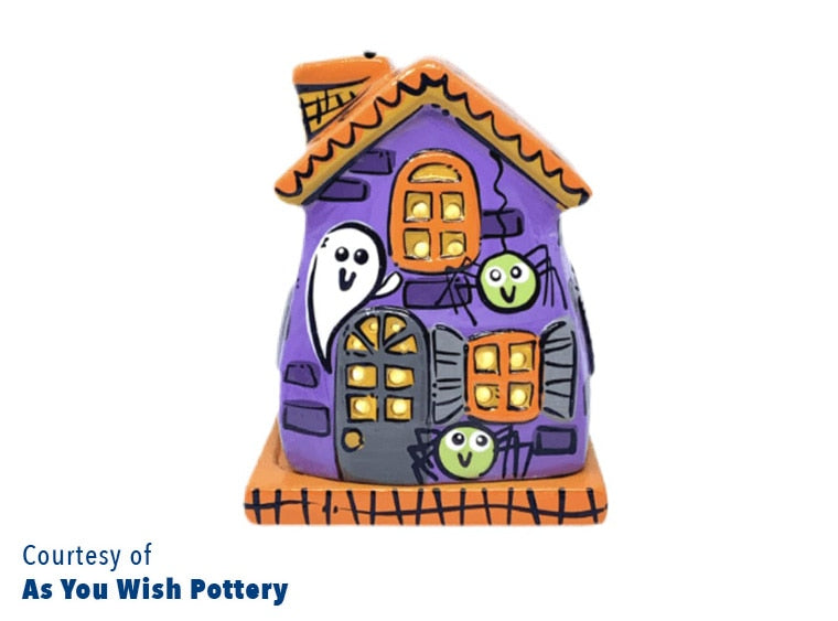 Bisque Little Gumdrop House (Case of 4)