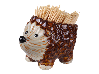 Bisque Hedgehog Toothpick Holder (Case of 12)