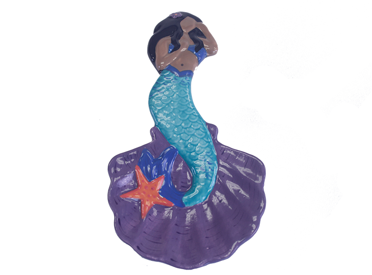 Bisque Mermaid Spoon Rest (Case of 12)