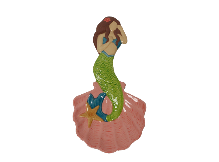 Bisque Mermaid Spoon Rest (Case of 12)