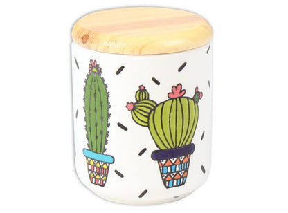 Bisque Small Modern Canister (Case of 4)