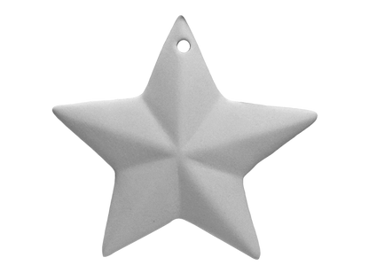 Bisque Stellar Star Ornament (Case of 20)