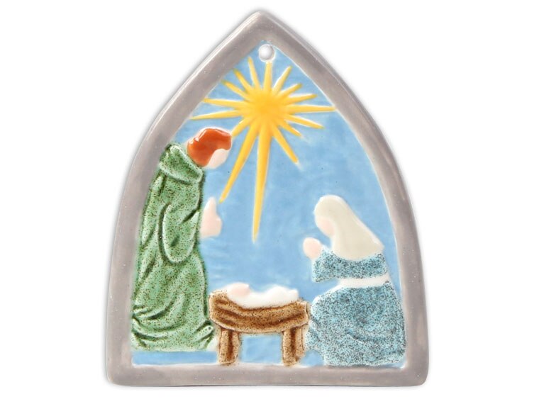 Bisque Nativity Ornament (Case of 12)