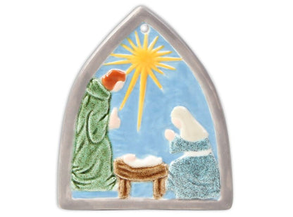 Bisque Nativity Ornament (Case of 12)