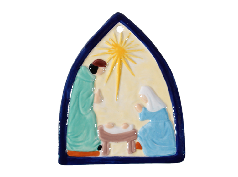 Bisque Nativity Ornament (Case of 12)