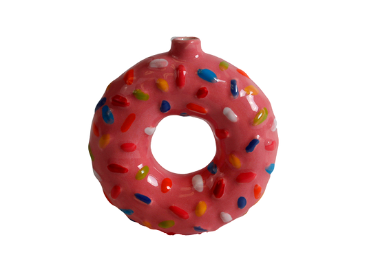 Bisque Donut Ornament (Case of 12)