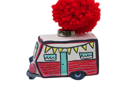 Bisque Camper Ornament (Case of 12)