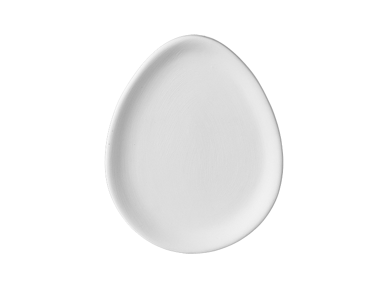Bisque Small Egg Plate (Case of 8)