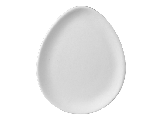 Bisque Large Egg Plate (Case of 8)