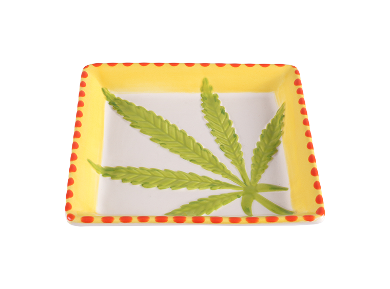 Bisque Chill Leaf Bread Dish (Case of 6)