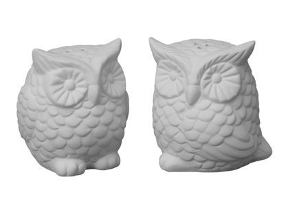 Bisque Hoot Salt And Pepper Set (Case of 4)