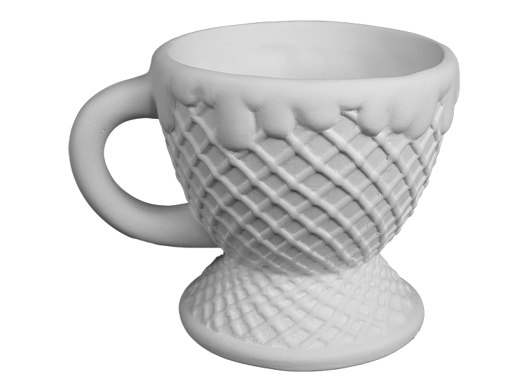Bisque Waffle Cone Mug (Case of 6)