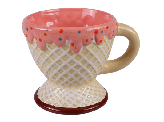 Bisque Waffle Cone Mug (Case of 6)