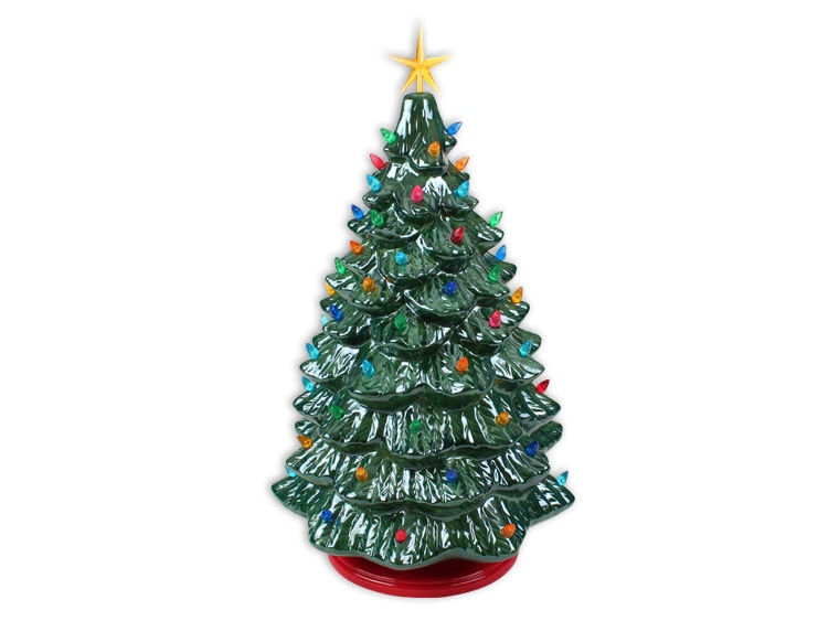 Bisque Large Lighted Christmas Tree (Case of 1)