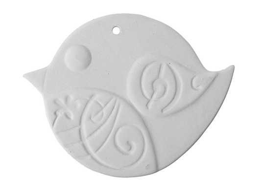 Bisque Charming Bird Ornament (Case of 12)