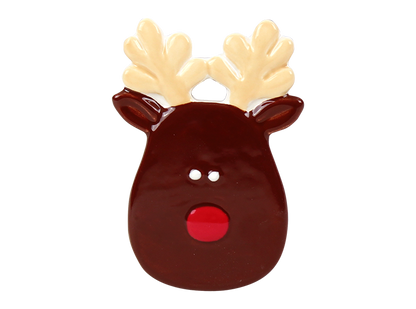 Bisque Reindeer Ornament (Case of 12)