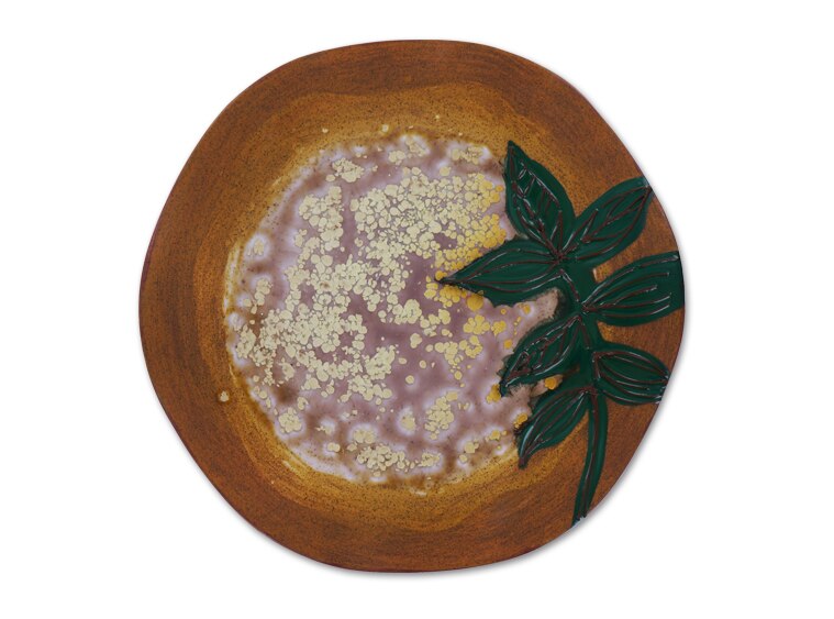 Bisque Curvy Cake Plate With Stand (Case of 4)