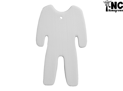Bisque Onesie Ornament (Case of 12)