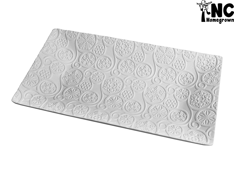 Bisque Winter Bliss Server (Case of 3)