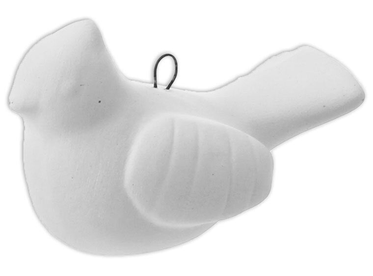 Bisque Cardinal Ornament (Case of 12)