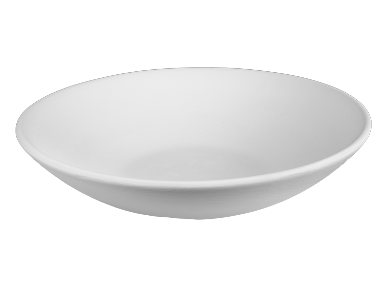 Bisque Flared Shallow Bowl (Case of 4)