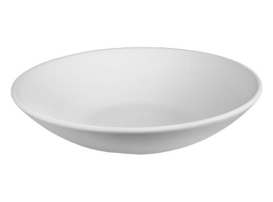 Bisque Flared Shallow Bowl (Case of 4)