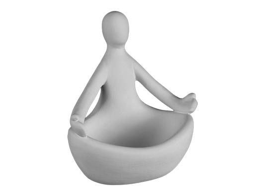 Bisque Open Arms Dish (Case of 6)