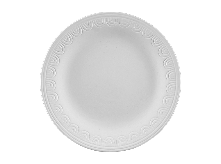 Bisque Boho Rimmed Salad Plate (Case of 6)
