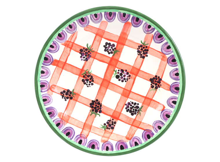 Bisque Boho Rimmed Salad Plate (Case of 6)