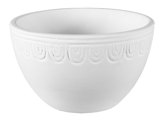 Bisque Boho Rimmed Bowl (Case of 6)