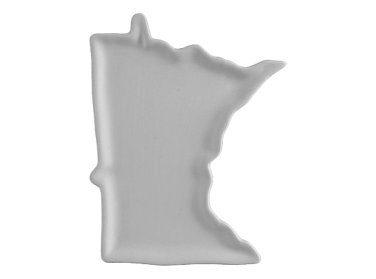 Bisque Minnesota Plate (Case of 8)