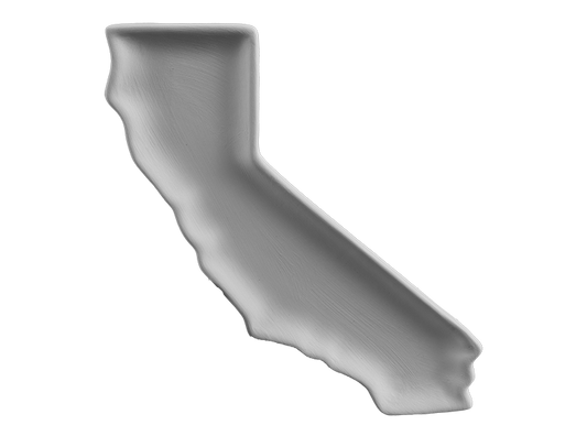 Bisque California Plate (Case of 8)