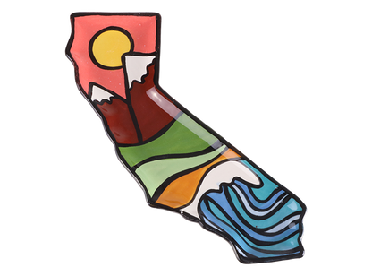 Bisque California Plate (Case of 8)