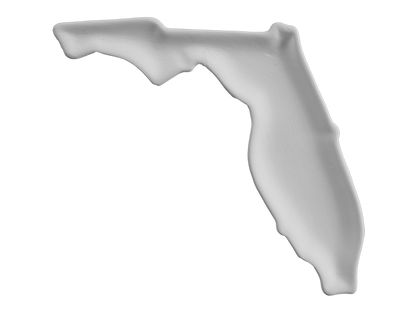 Bisque Florida Plate (Case of 8)