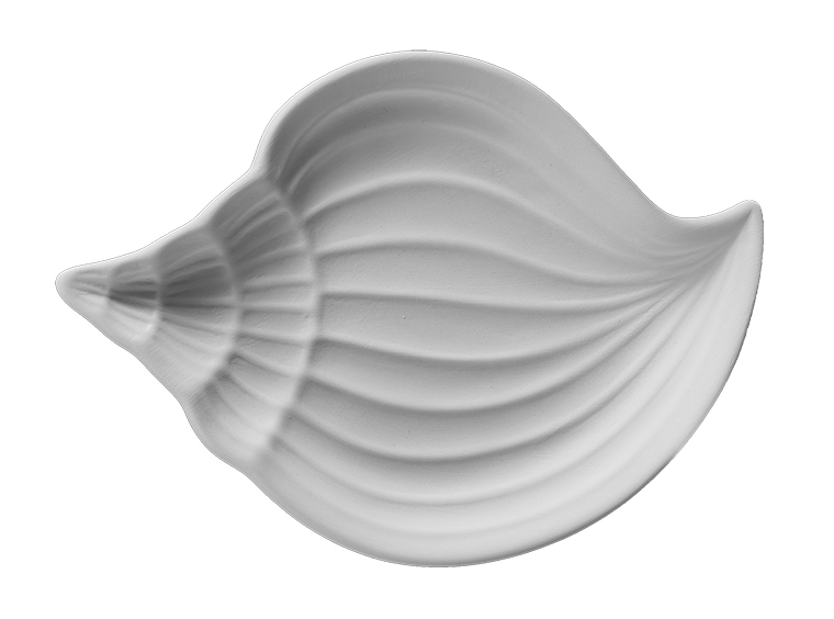 Bisque Big Shell Dish (Case of 6)