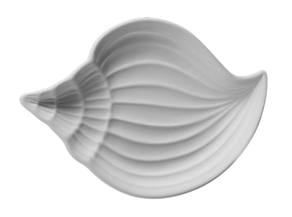 Bisque Big Shell Dish (Case of 6)