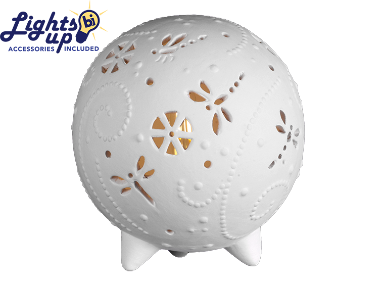 Bisque Lighted Dragonfly Luminary (Case of 1)